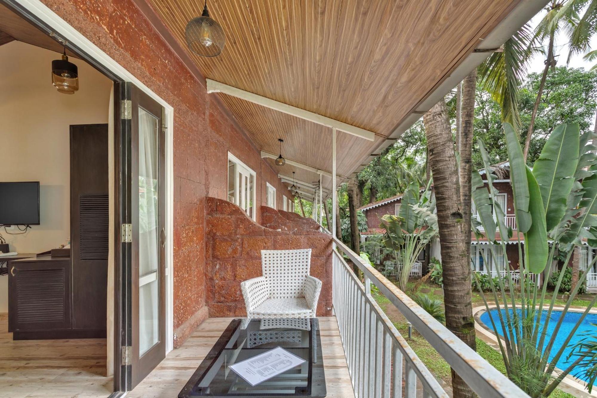 Skon Morjim Beach Resort By Orion Hotels Oud Goa Buitenkant foto